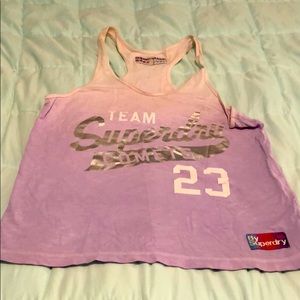 Super dry racer back top